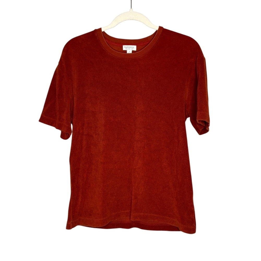 Sunspel Men's Terry Cloth Camp T-Shirt